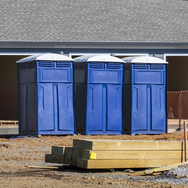 are there any restrictions on what items can be disposed of in the porta potties in Plains GA